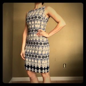 Ivanka Trump patterned sheath dress